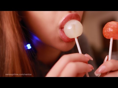 Double lollipop Licking ASMR