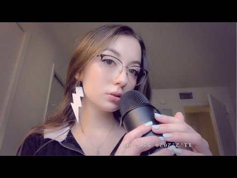 ASMR slightly inaudible whispers (mouth sounds, soft whispers, chitchat)