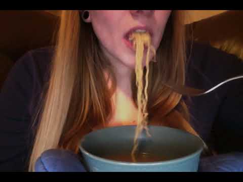ASMR Batra:  Eating Show Noodles Slurping & Gulping