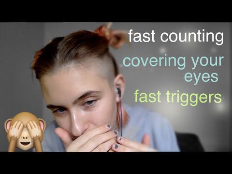 ASMR - Hide and seek (lens covering, fast counting, spontaneous triggers)