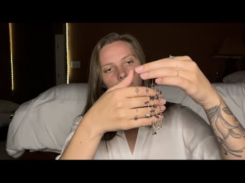 Feather Dusting, delicate jewelry, Light Whispers | ASMR |