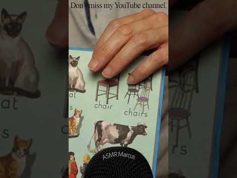ASMR Gentle Page Turning On This Old Children's Book #short