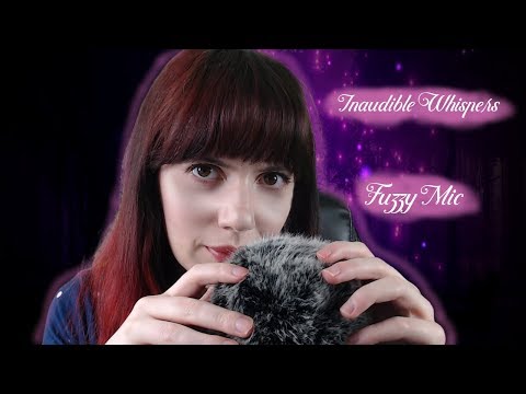 [ASMR] Up close Inaudible whispers with Fluffy Mic cover