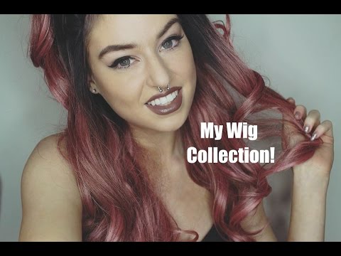 ASMR My Wig Collection, brushing, tapping, soft spoken