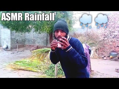ASMR Rainfall 🌧 #outdoor11