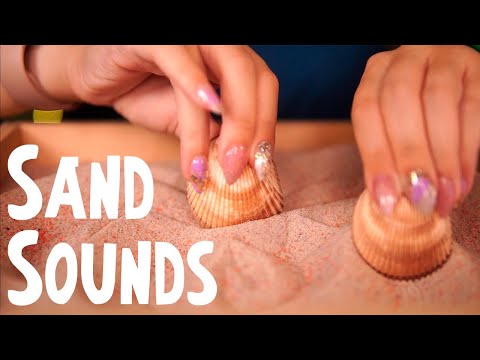 ASMR Sand Sounds 💎 Sand Drawing, No Talking, Relaxing music, Rode Nt5