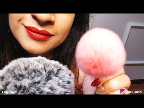 ASMR Pure Face Brushing & Wet Mouth Sounds 💦