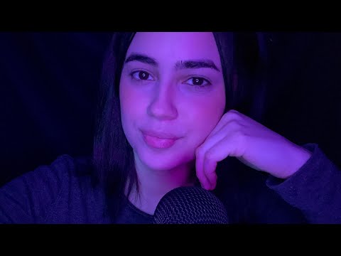 ASMR | DRY Mouth Sounds + Hand Movements ( Tickle,sk,Tk,Pluck,Scratch )