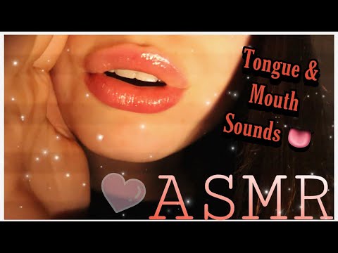 [ASMR] 👅😜 Attempting Tongue Sounds 👄 (Tongue Fluttering + Tongue Clicking + Random Mouth Sounds)