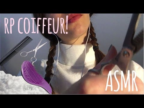 ASMR | Roleplay: chez le coiffeur ! (shampoing, coupe, spray, brossage)