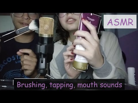 2X ASMR (mouth sounds, tapping, scratching)