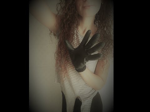 #Asmr - Sound of the leather gloves, latex gloves and rubber gloves 💆🏻‍♀️🧤 (Level 4)