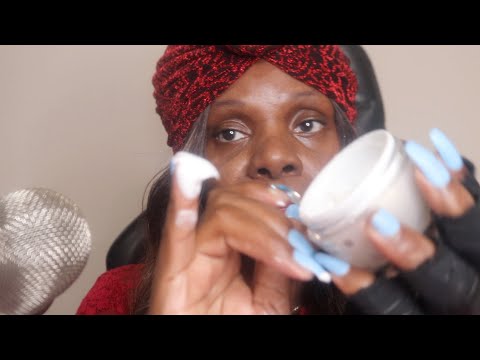Moisturizing Getting Your Face Ready Before Bed ASMR Skincare Chewing Gum