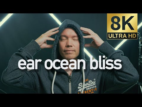 ASMR EAR BRUSHING BLISS 👏 Oceanlike, Sleepy, Intense Tingles // 8K