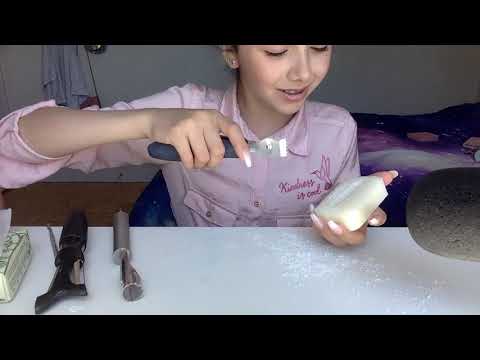Soap carving part 1 ASMR (with tools)