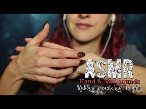 ASMR Français  ~ Hand & Nail Sounds | Rubbing Scratching Tapping - No talking