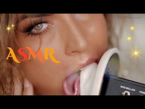 ASMR Gina Carla 🫦 Extreme Close Ear Licks!