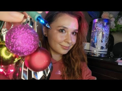 ASMR Decorating you as my lovely Christmas Tree 🎄 tapping, crinkling, personal attention