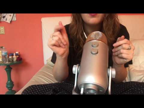 ASMR Binaural Hand Sounds + Visuals and Trigger words