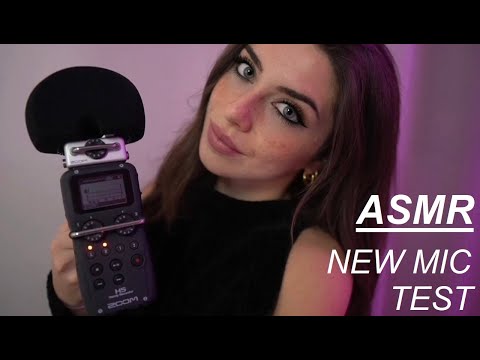 ASMR| ✨NEW MICROPHONE TEST ✨(Soft spoken, mouth sounds, whispering, eco...)