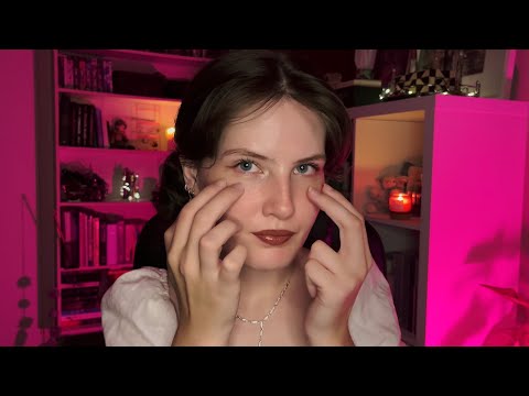 ASMR My Face Is Plastic | invisible tapping triggers 🎀