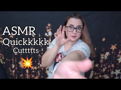 QUICK CUTS ASMR UNPREDICTABLE TRIGGERS (spit paint, mic pumping, roleplays and more)