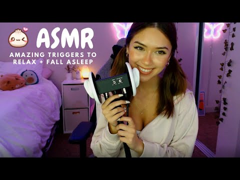 ASMR Insomnia & Stress Relief ~ Amazing Triggers to Relax + Fall Asleep