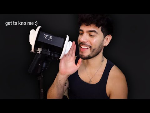 Long Ramble ASMR ✨ Get To Know Me! (male whisper)