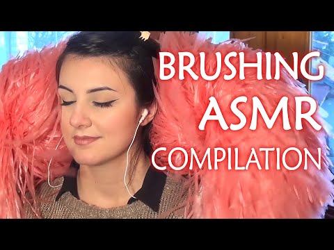 ASMR Brushing Compilation | Dry Brush | No Talking | Real Person