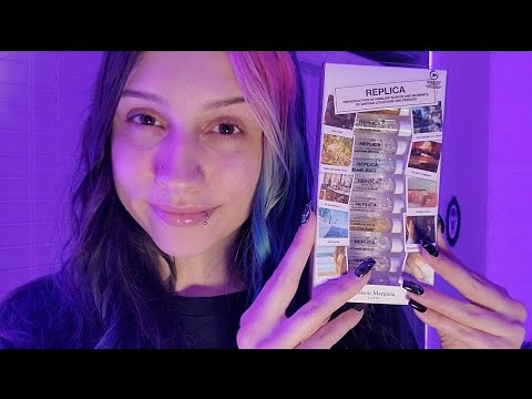 ASMR Describing Scents to You & Tapping on Glass