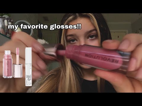 ASMR// Showing You My Favorite Lip Glosses!!