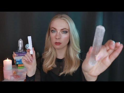 ASMR Reiki & Crystal Energy Healing Session (Hand Movements, Oracle Reading, New Zealand Accent)