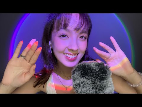 ASMR | Mic Triggers and Mouth Sounds + Hand Sounds, Hair Mousse Fizzing, Tongue Fluttering Triggers