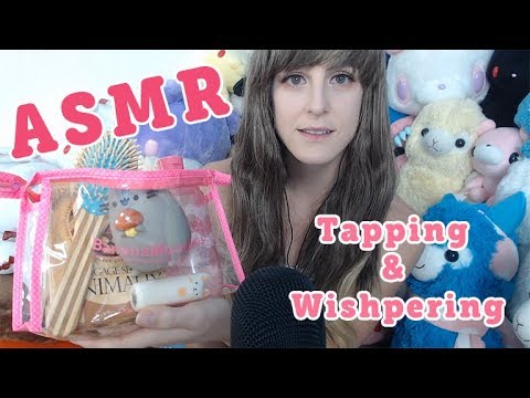 ASMR tapping and wishpering on cute items  ❤