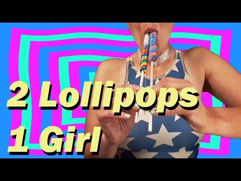 ASMR: 2 Lollipops, 1 girl