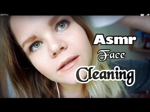 ASMR Face CLeaning and Spa | Mask, Massage, Close whisper ,mouth sounds