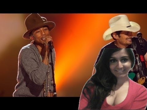Oscars 2014 : Pharrell Performs "Happy" with  Jamie Foxx live performance concert ?! - REVIEW