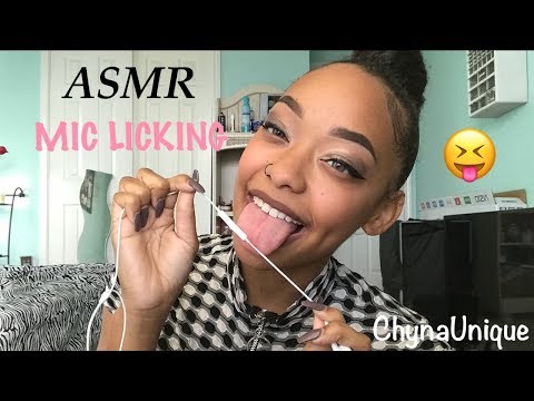 ASMR | 😛 Mic Licking ONLY. NO TALKING 🤐 ( YOU WILL GET TINGLES! )