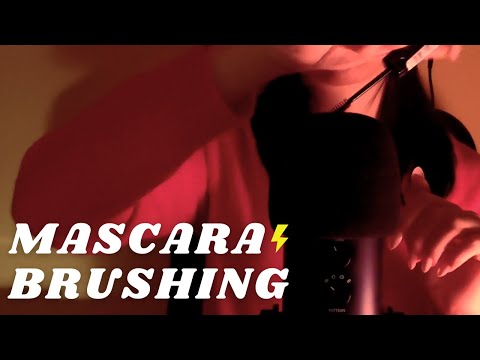 ASMR - Intense Mic Scratching with MASCARA WANDS | SPOOLIE BRUSHING | NO TALKING