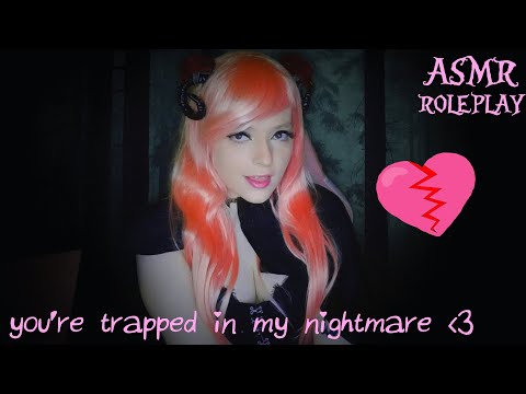 ASMR Roleplay | Yandere Spirit Traps You In Nightmare (gloves & ambience)