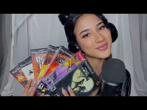 ASMR Showing You My Childhood Video Game Collection
