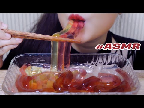 ASMR Jelly noodles , Satisfying EATING SOUNDS | LINH ASMR