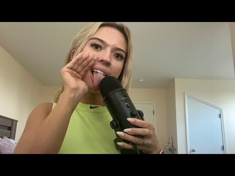 ASMR| Eating My Blue Yeti Mic| Mic Licking/ Mouth Sounds for sleep