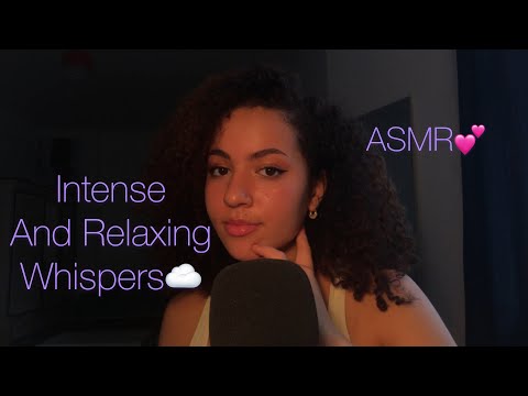 ASMR relaxing whispers to make you sleepy | Closeup, inaudible, mouthsounds (German/Deutsch)