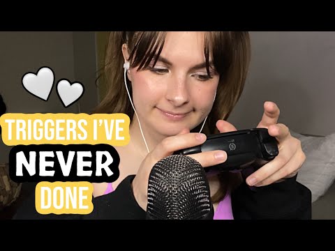 ASMR | Triggers I’ve NEVER Done Before♥️