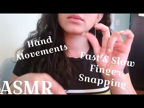 ASMR - Fast & Slow Finger Snapping | No Talking