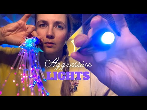 Fast Chaotic AGGRESSIVE Light and Visual Triggers 💫 (asmr)