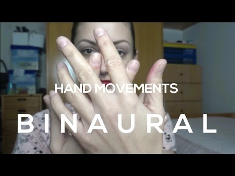 ASMR Hand movements, sonidos binaurales +susurros #2