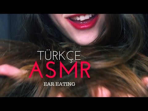 Türkçe ASMR I EAR EATING + Ear Touching + Camera Brushing & El Hareketleri I NO TALKING