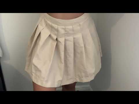 ASMR - School girl skirt scratching and Whispering